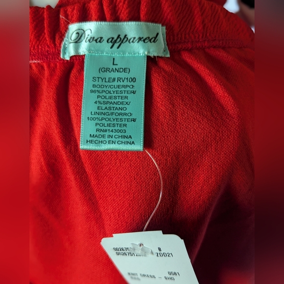 Forever 21 Strapless Red Bow Pinup Style Dress Sz L Bodycon Tube Top Mini - Picture 7 of 11